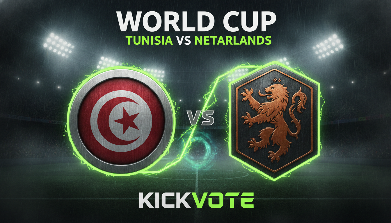 Tunisia vs Netherlands