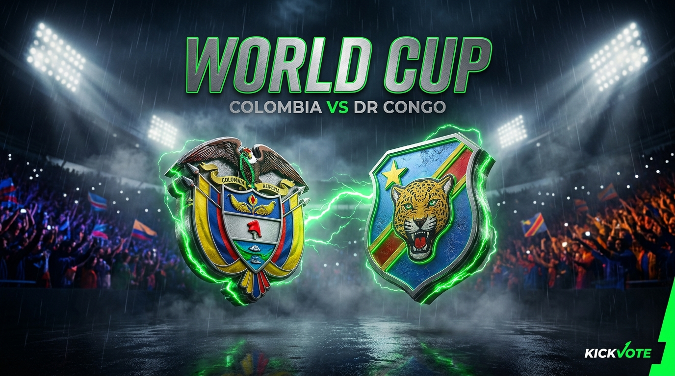 Colombia vs DR Congo