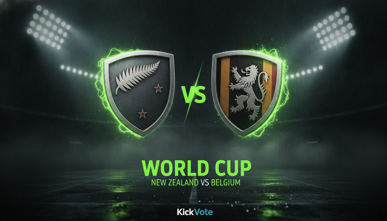 New Zealand vs Belgium